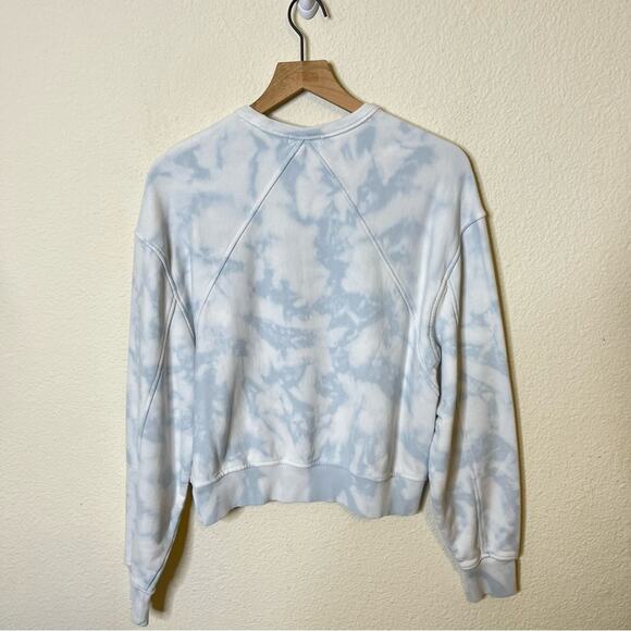 Rag & Bone City Tie Dye Terry Sweatshirt Blue Crewneck Sweater Pullover Size S - Picture 4 of 7